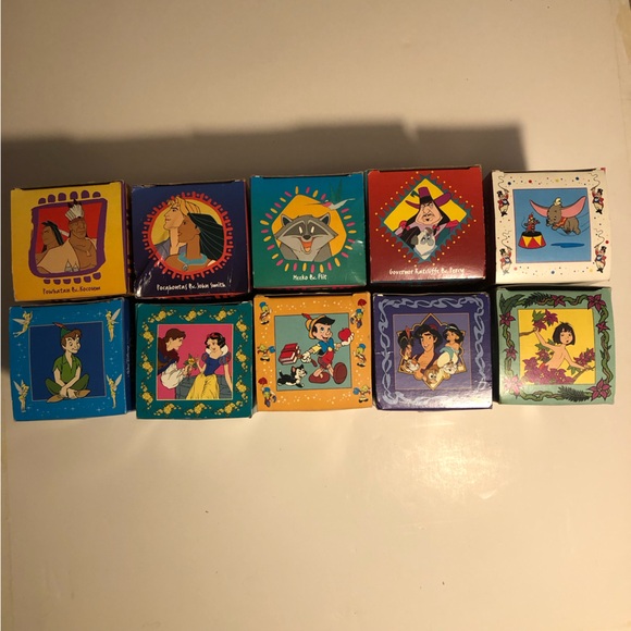 Vintage 1994 Disney Collector & Colors of the Wind Series Cups Set of 10 NIB - Picture 5 of 9